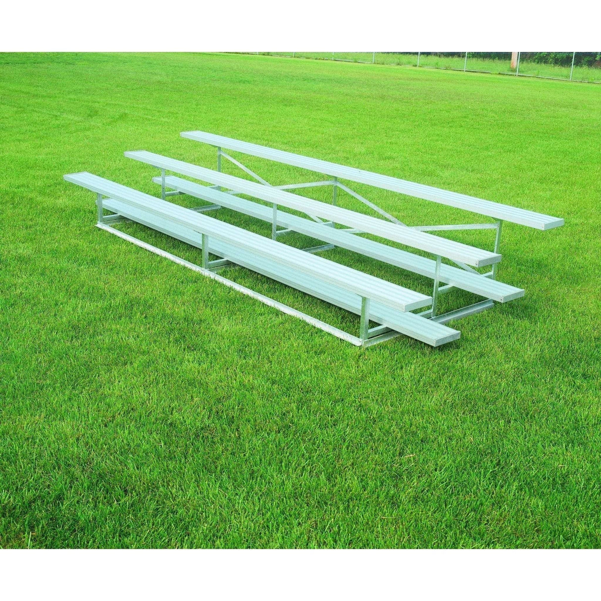 Bison 15' Standard Aluminum Portable Outdoor Bleachers
