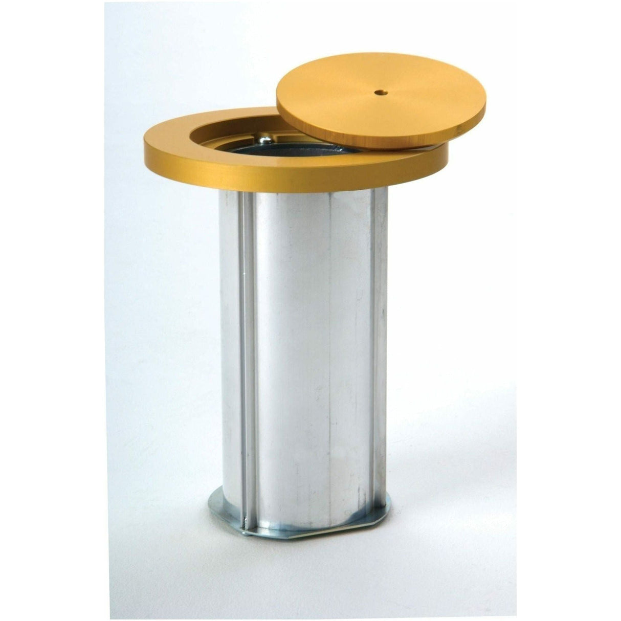 Bison 2 3/8" Volleyball Floor Sockets w/ Plated Aluminum Cap VB24