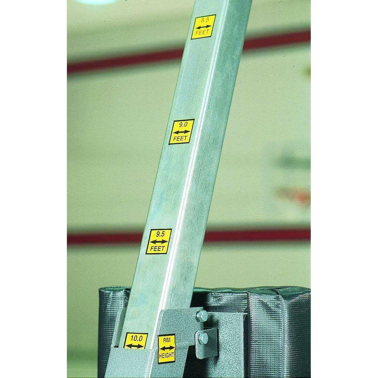 Bison Club Court Super Glass Adjustable Portable Basketball Hoop BA833XL