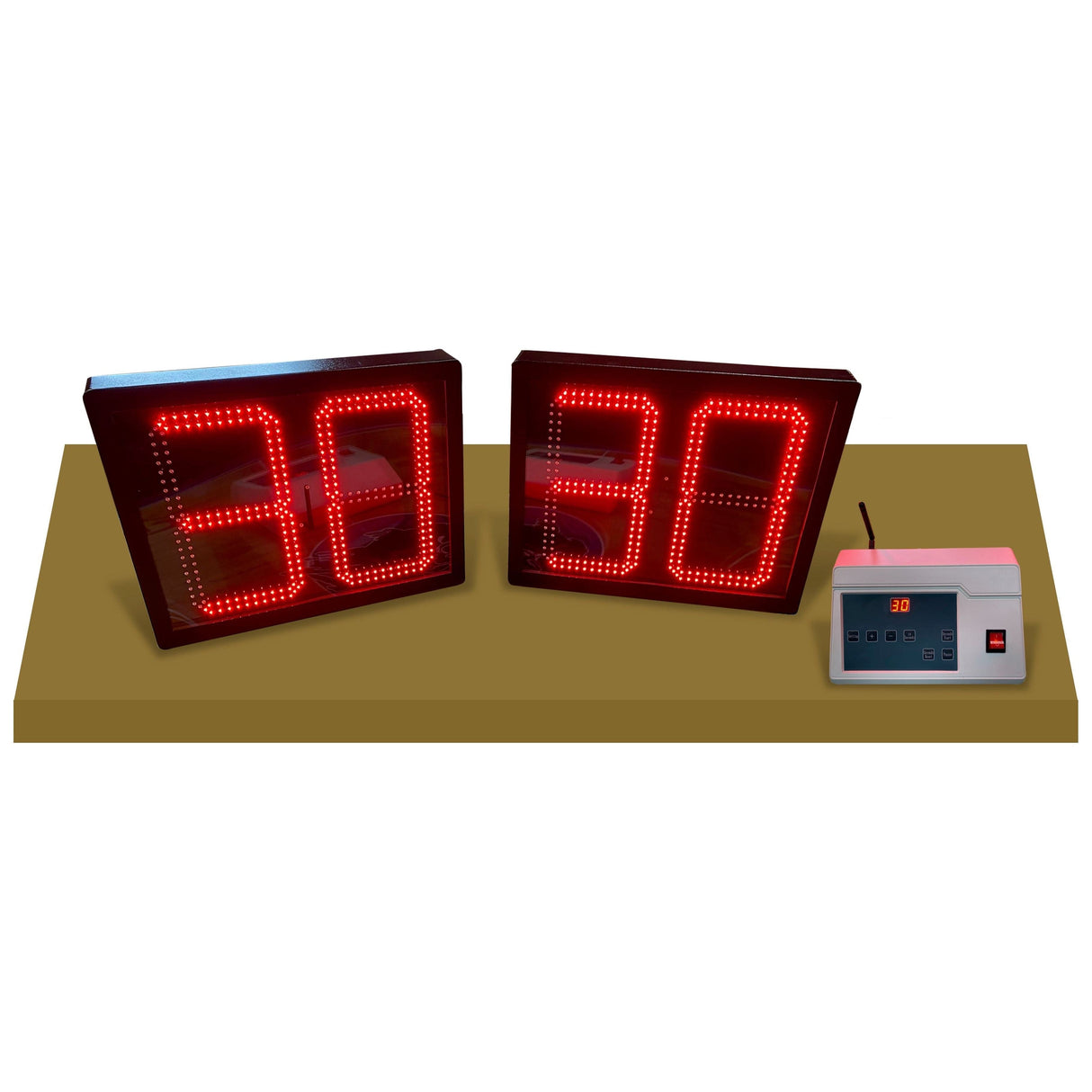 Bison Combination InTime Shot Clocks and Correct Call 2.0 LED System SHCLK400