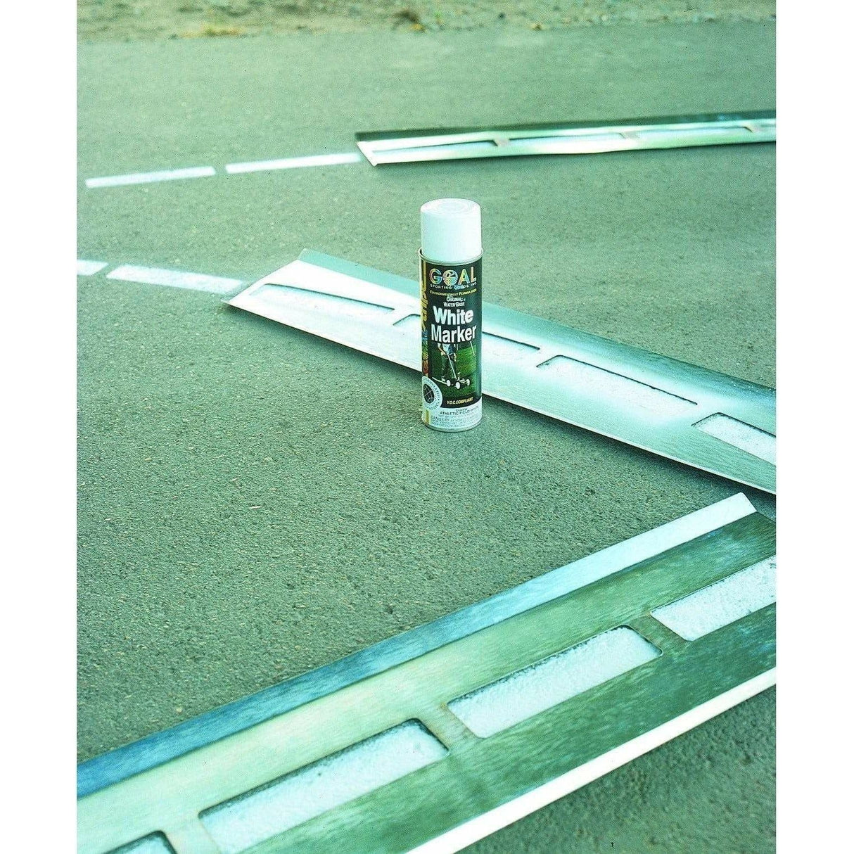 Bison Reusable Steel Basketball Court Stencil with 3-Point Line CM200