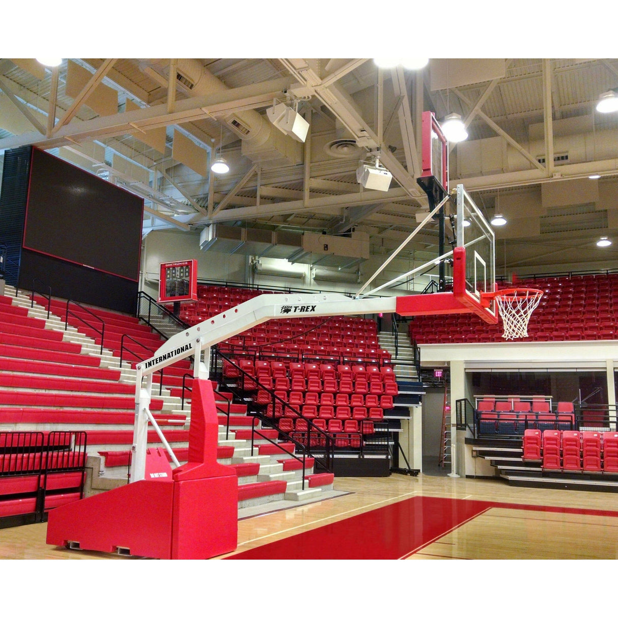 Bison T-REX International Automatic Portable Basketball Hoop BA8910IGA