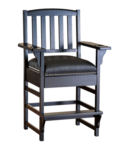 American Heritage Billiards King Chair (Black)