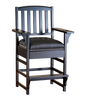 American Heritage Billiards King Chair (Black)