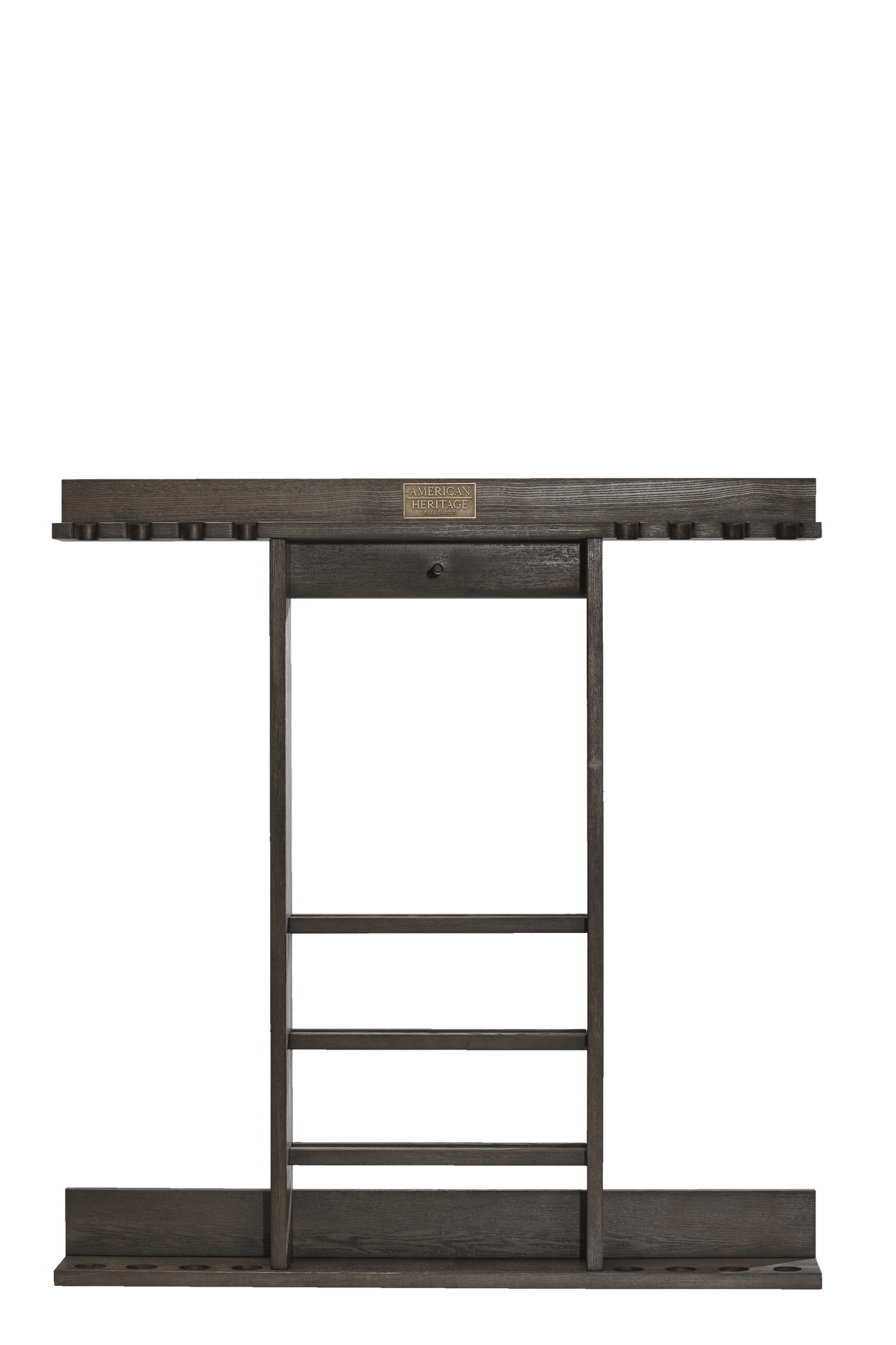 American Heritage Billiards Bluegrass Wall Rack (Charcoal)