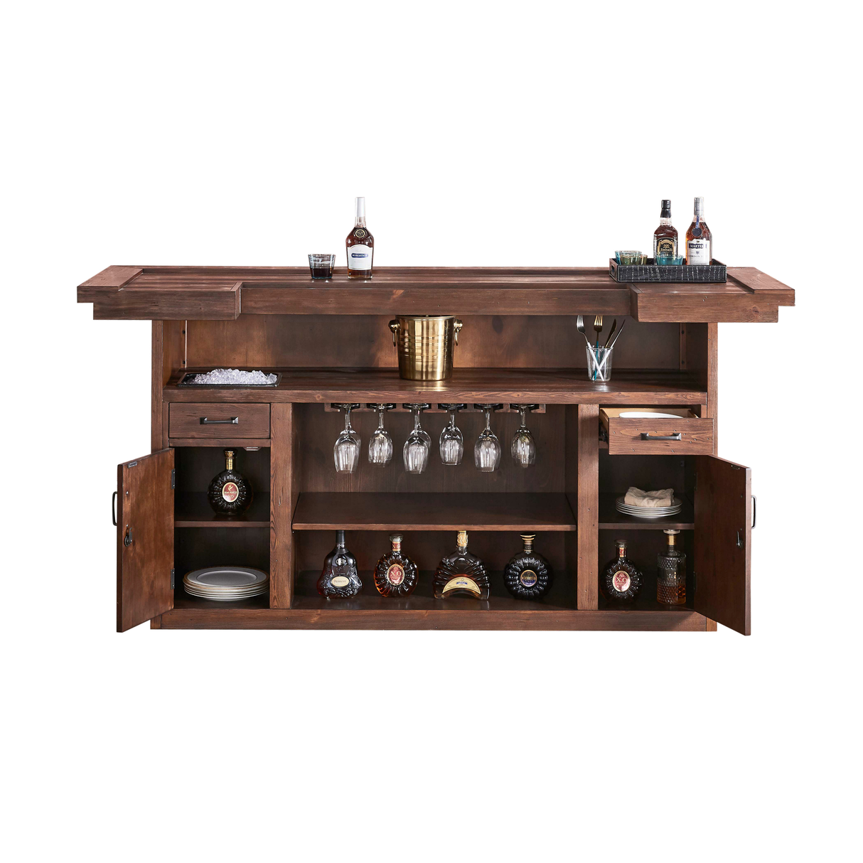 American Heritage Billiards Bristol Home Bar (Harvest)