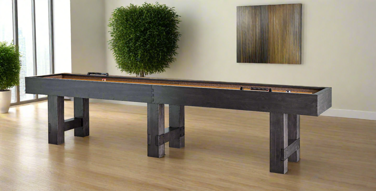 American Heritage Billiards Bristol Shuffleboard Table (Charcoal)