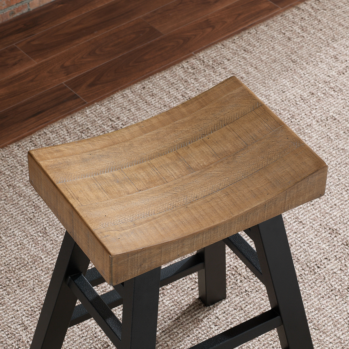 American Heritage Billiards Cheyenne Stool (Reclaimed Wood)