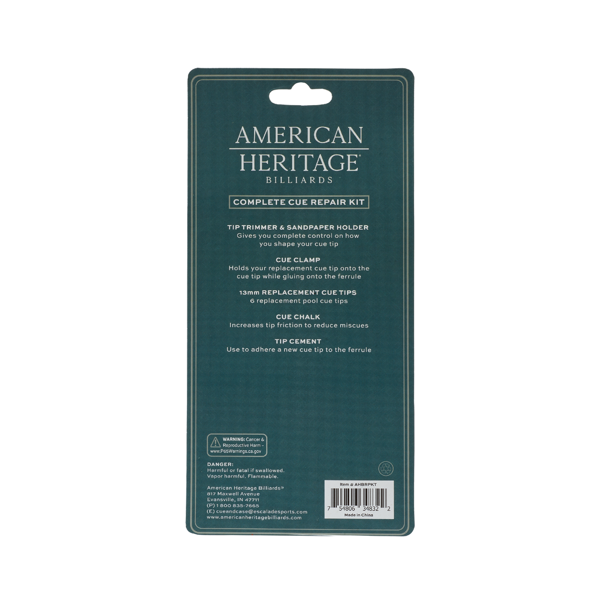 American Heritage Billiards Cue Repair Kit