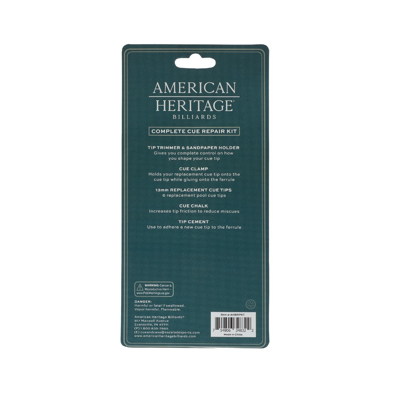 American Heritage Billiards Cue Repair Kit