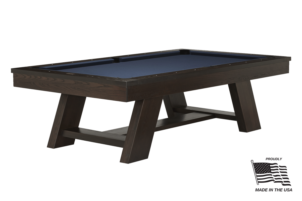 American Heritage Billiards Deerfield 8' Pool Table (Dark Walnut)