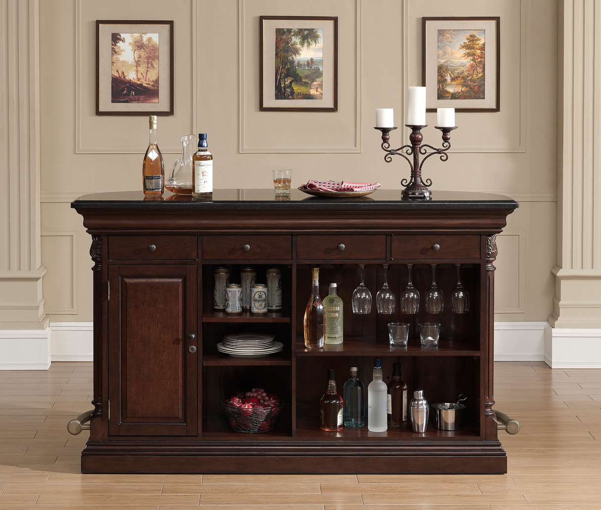 American Heritage Billiards Emilio Home Bar (Suede)