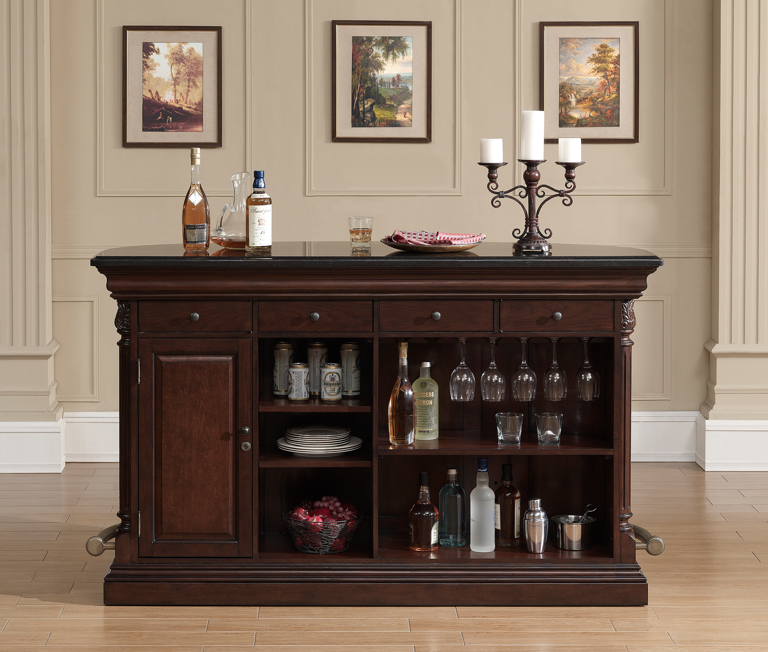 American Heritage Billiards Emilio Home Bar (Suede)