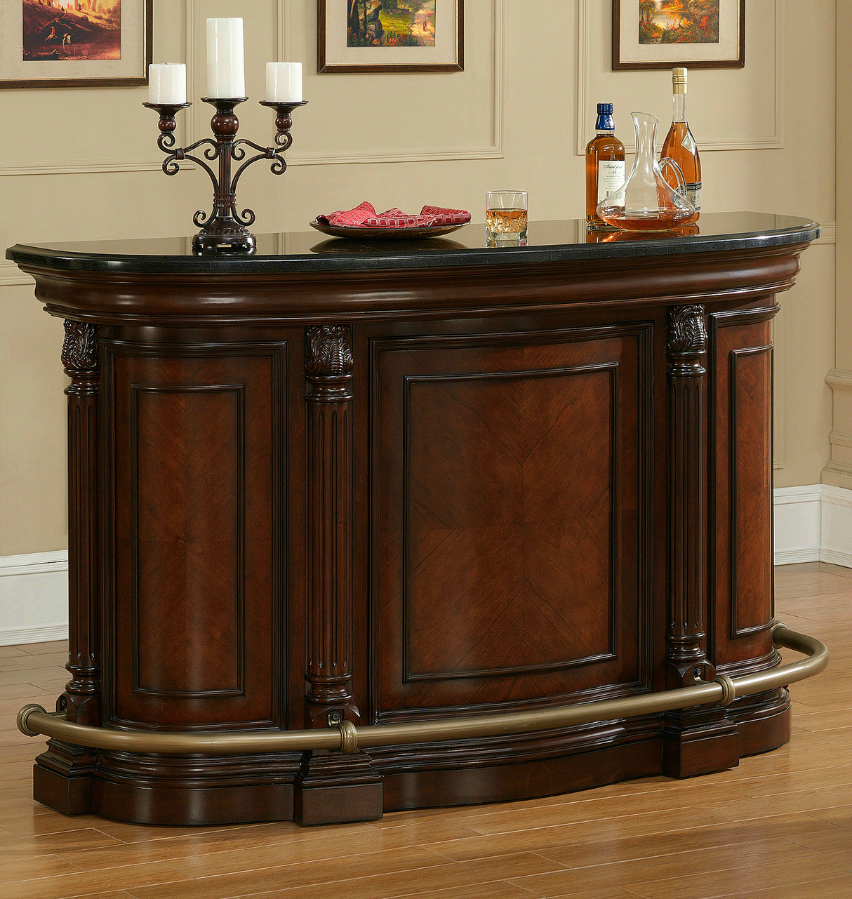 American Heritage Billiards Emilio Home Bar (Chestnut)