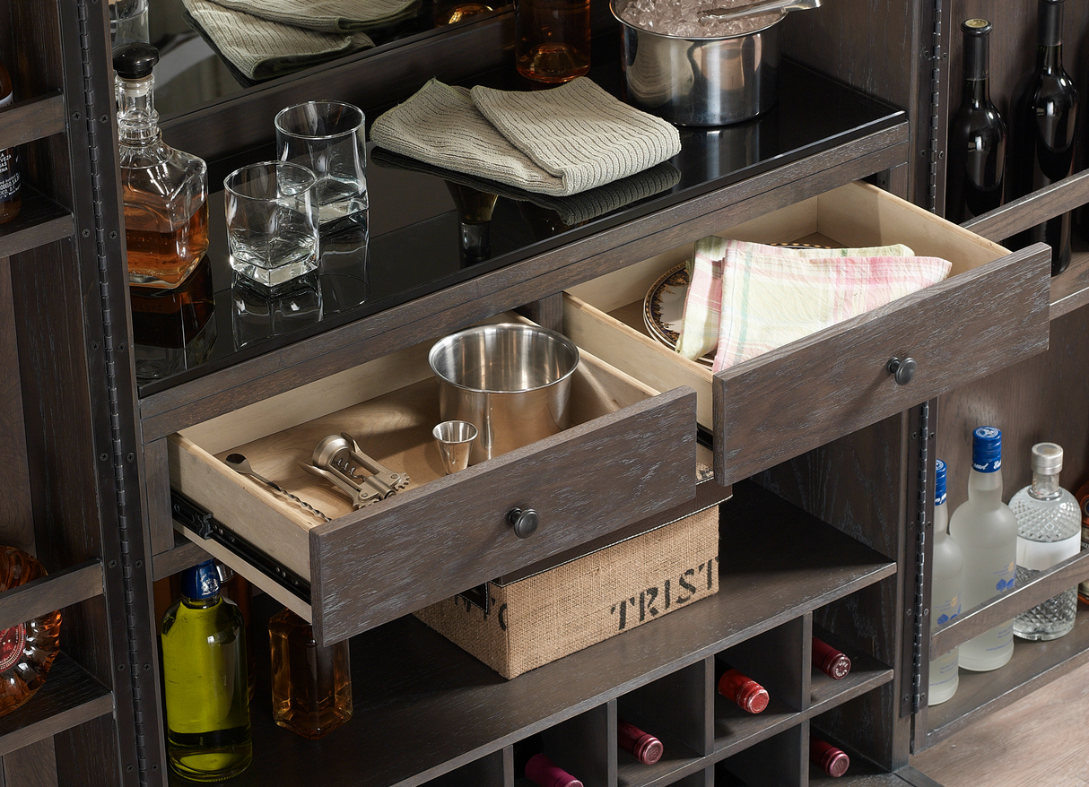 American Heritage Billiards Fairfield Wine Cabinet (Glacier)