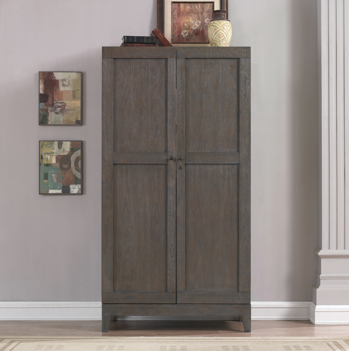 American Heritage Billiards Fairfield Wine Cabinet (Glacier)