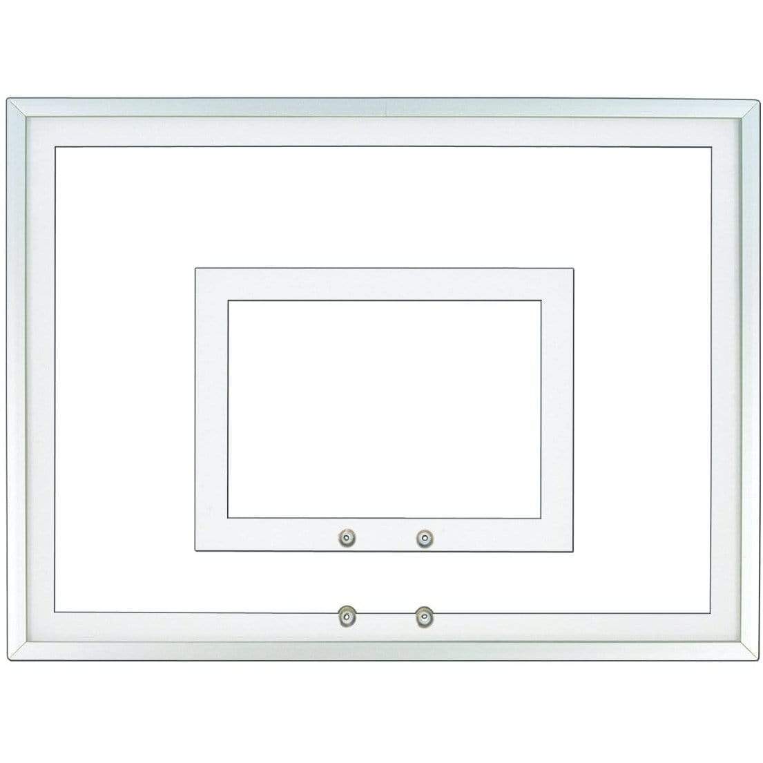 First Team 36" X 54" (1/4" Thick) Tempered Glass Backboard FT216