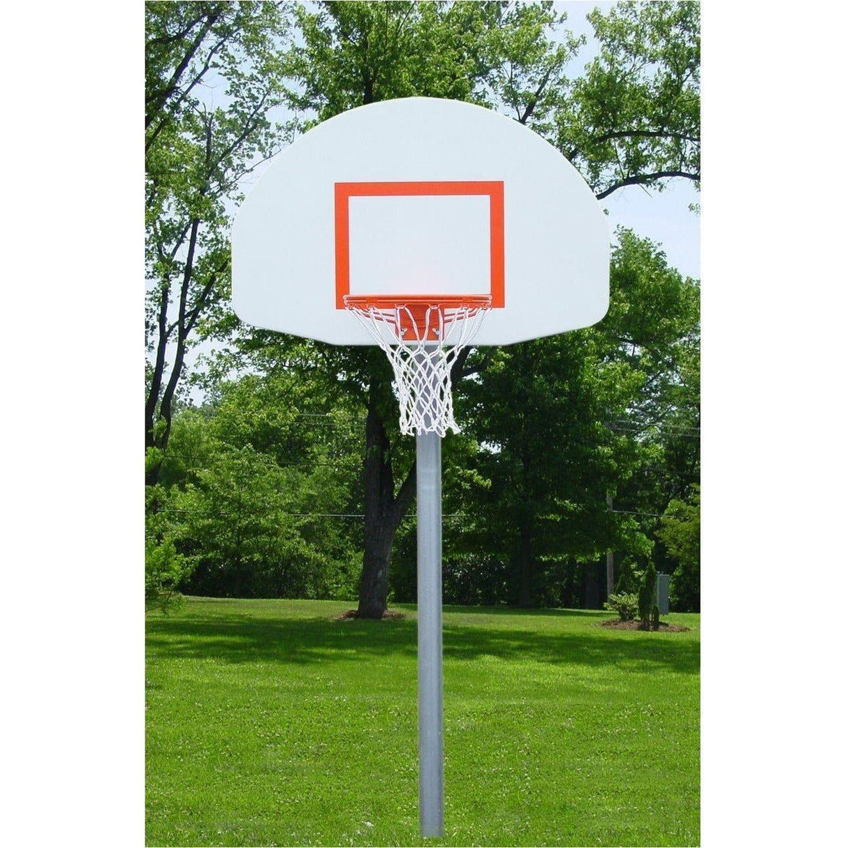 Gared Standard Duty 4-1/2" O.D. Straight Post Basketball Package PK4531