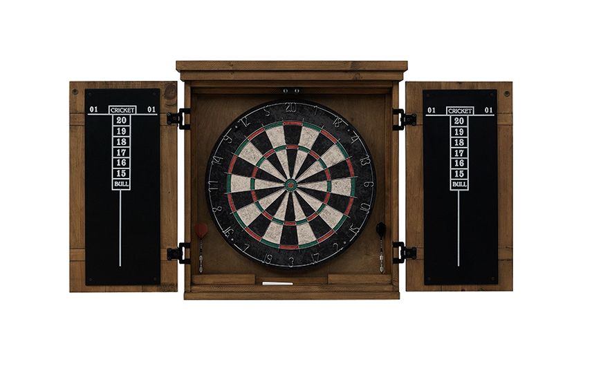 American Heritage Billiards Gateway Dartboard Cabinet (Reclaimed Wood)