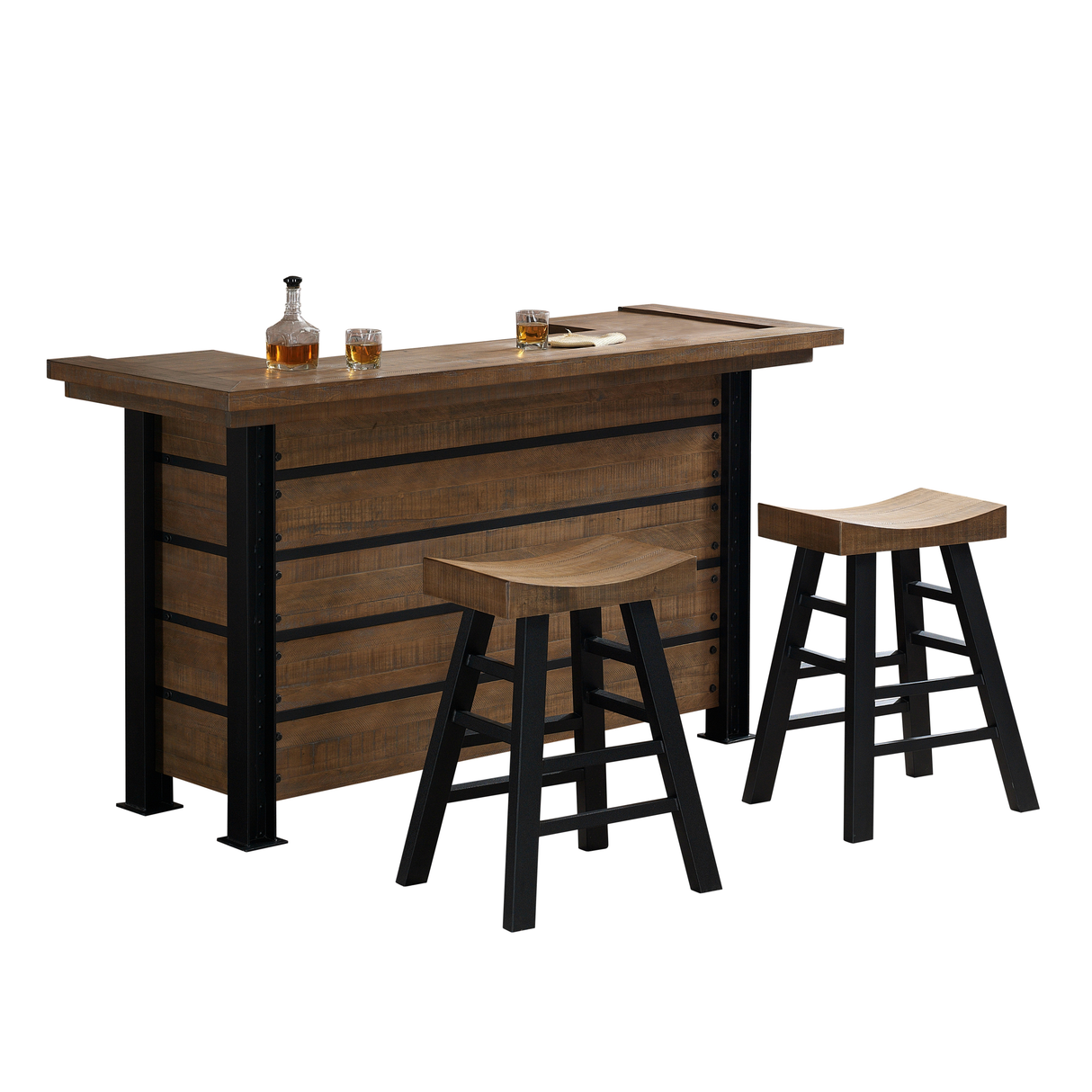 American Heritage Billiards Gateway Home Bar (Reclaimed)