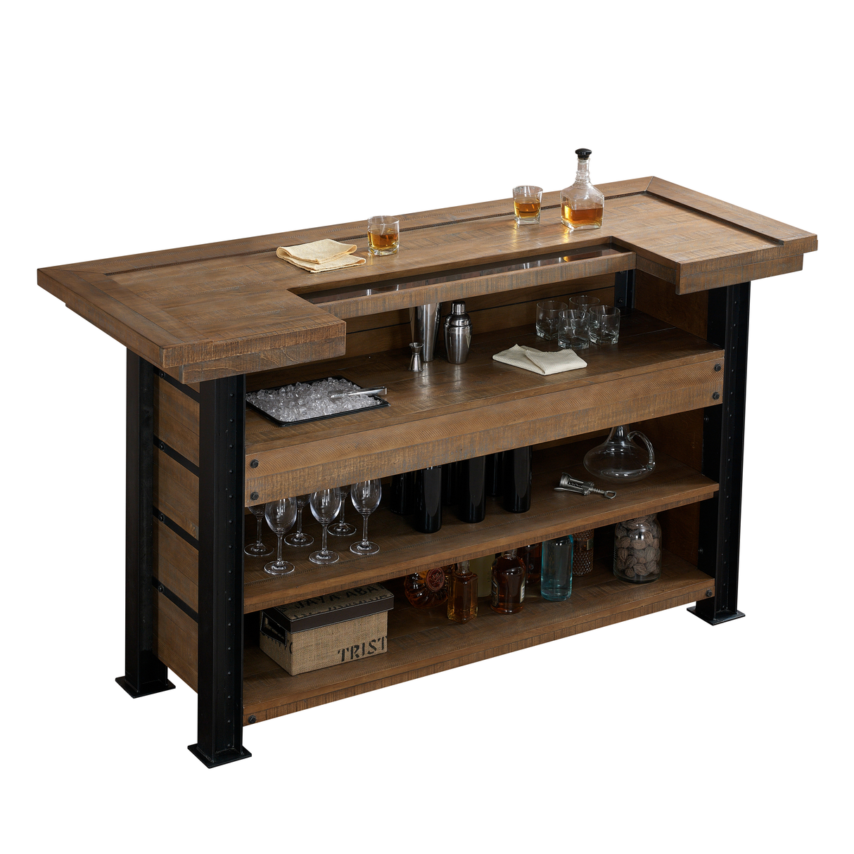 American Heritage Billiards Gateway Home Bar (Reclaimed)
