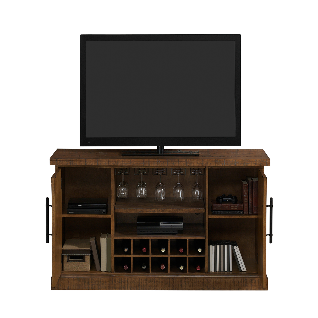 American Heritage Billiards Gateway Wine Cabinet (Reclaimed Wood)