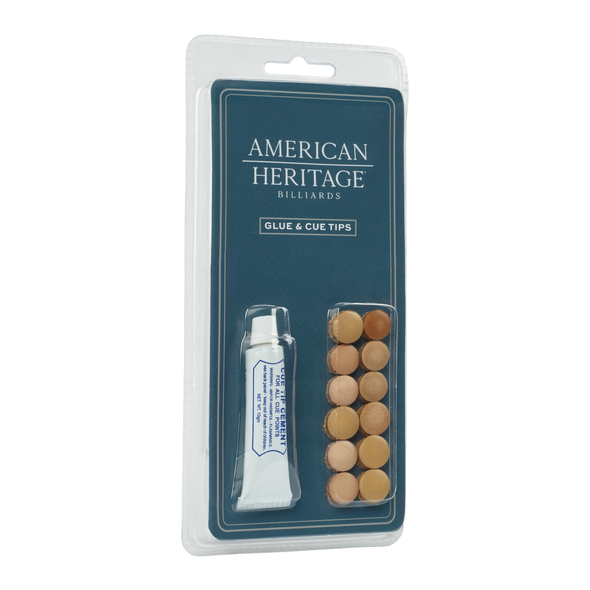 American Heritage Billiards Cue Tips & Glue