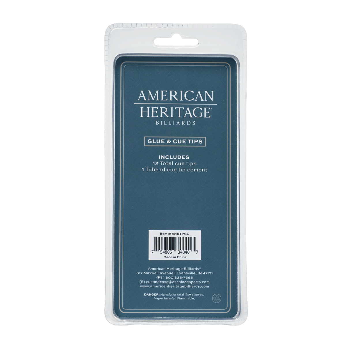 American Heritage Billiards Cue Tips & Glue