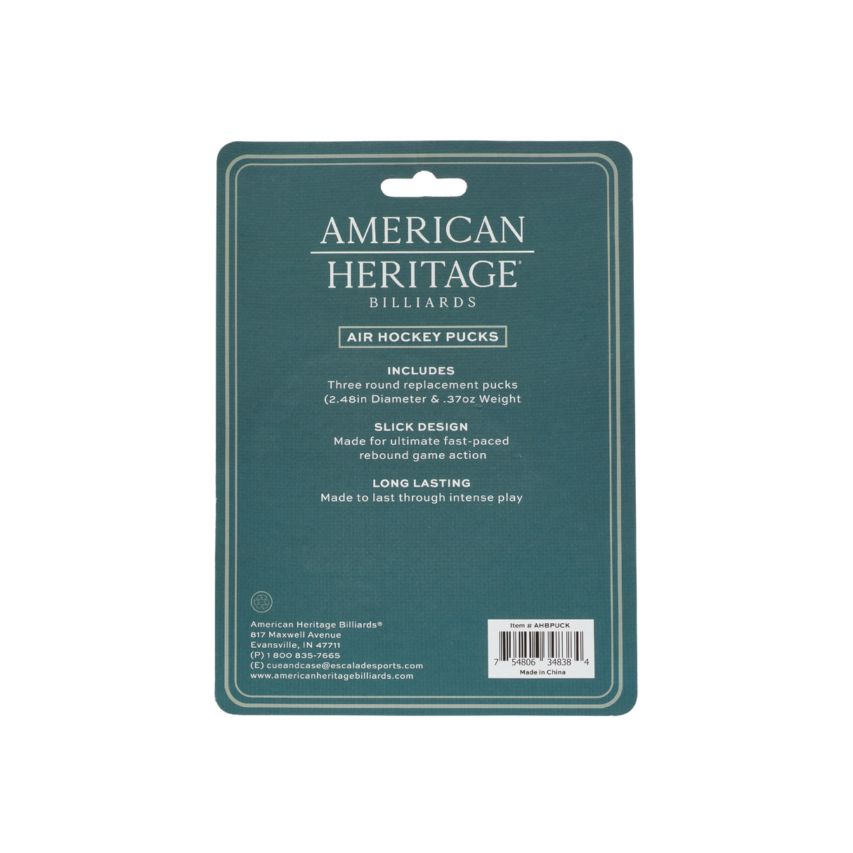 American Heritage Billiards Air Hockey Pucks