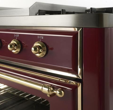 ILVE 30" Majestic II Series Gas Burner and Electric Oven Range with 5 Sealed Burners - UM30DNE3