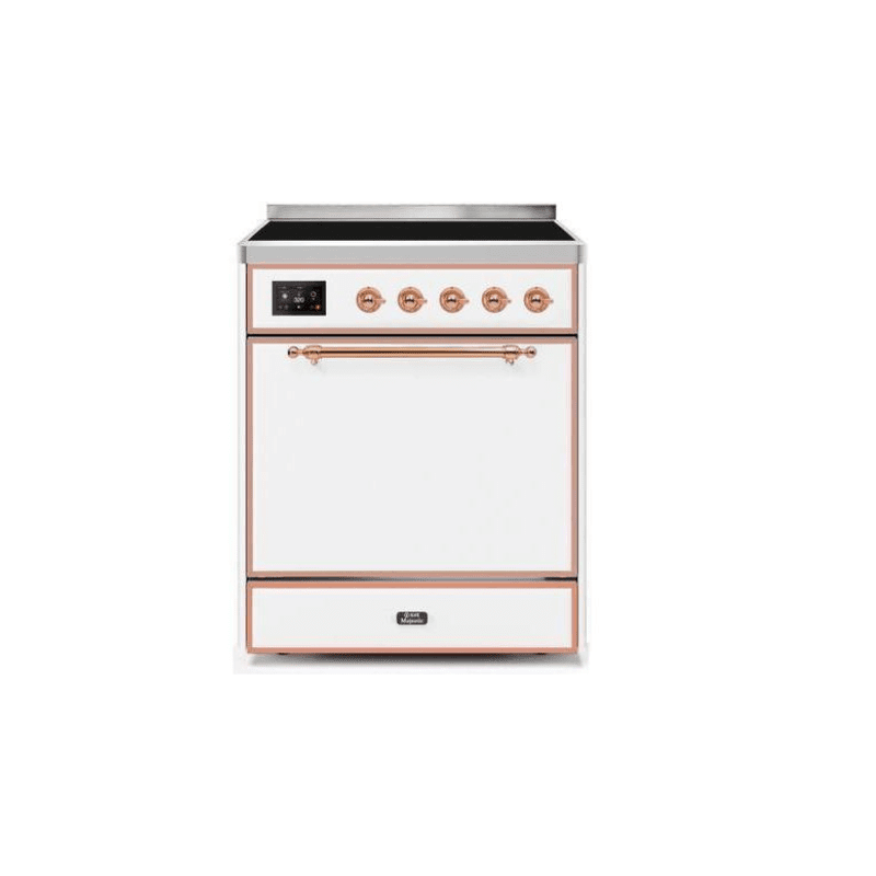 ILVE 30" Majestic II Series Induction Range with 4 Elements 2.3 cu. ft. Total Oven Capacity TFT Oven Control Display - UMI30QNE3