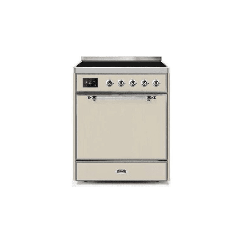 ILVE 30" Majestic II Series Induction Range with 4 Elements 2.3 cu. ft. Total Oven Capacity TFT Oven Control Display - UMI30QNE3