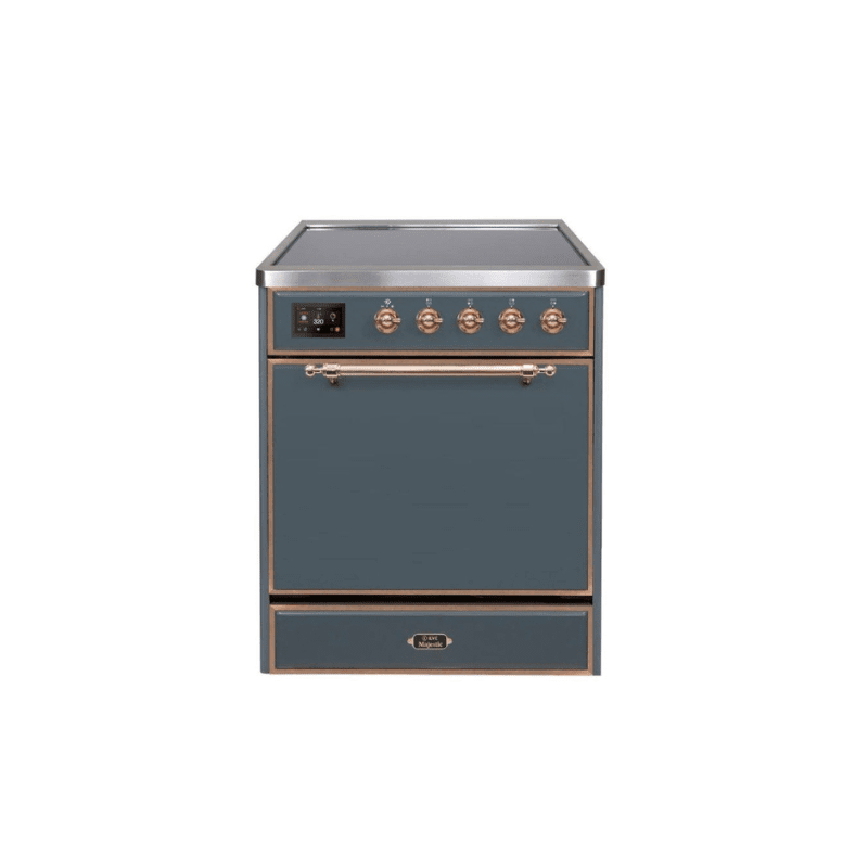 ILVE 30" Majestic II Series Induction Range with 4 Elements 2.3 cu. ft. Total Oven Capacity TFT Oven Control Display - UMI30QNE3
