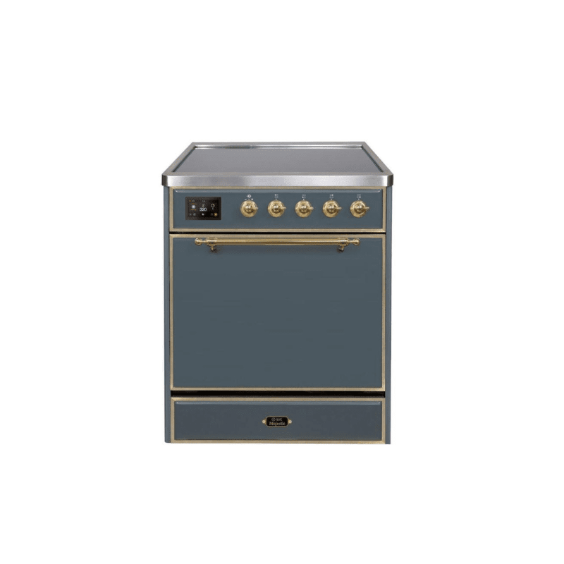 ILVE 30" Majestic II Series Induction Range with 4 Elements 2.3 cu. ft. Total Oven Capacity TFT Oven Control Display - UMI30QNE3