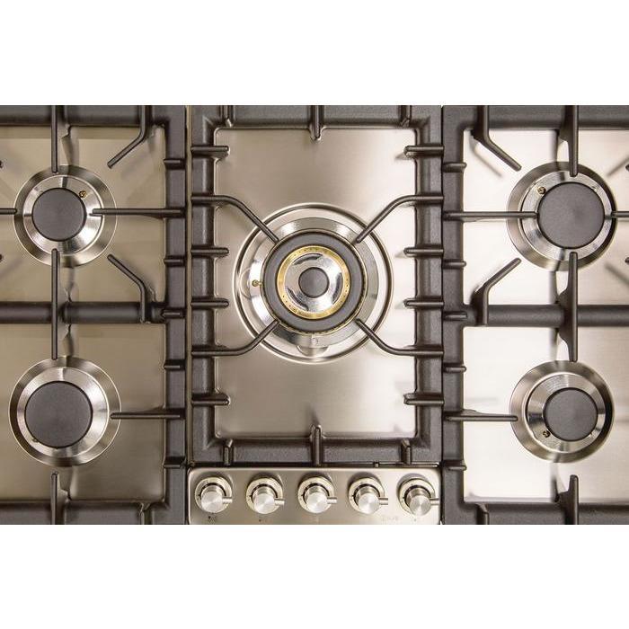 ILVE 36 Inch Stainless Steel Natural Gas/Propane Cooktop - UHP95CI