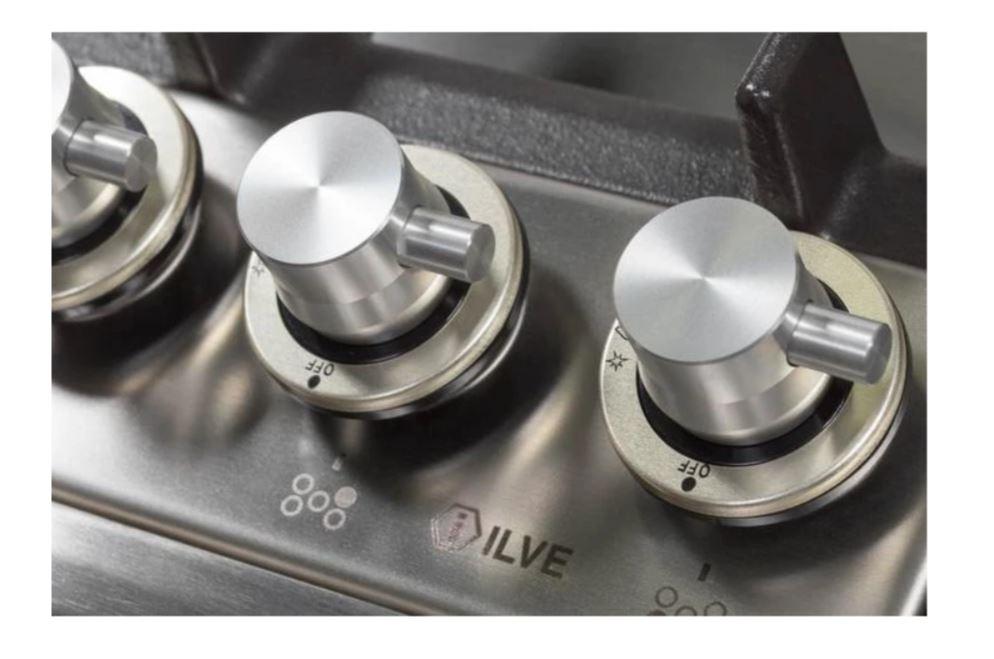 ILVE 36 Inch Stainless Steel Natural Gas/Propane Cooktop - UHP95FCI