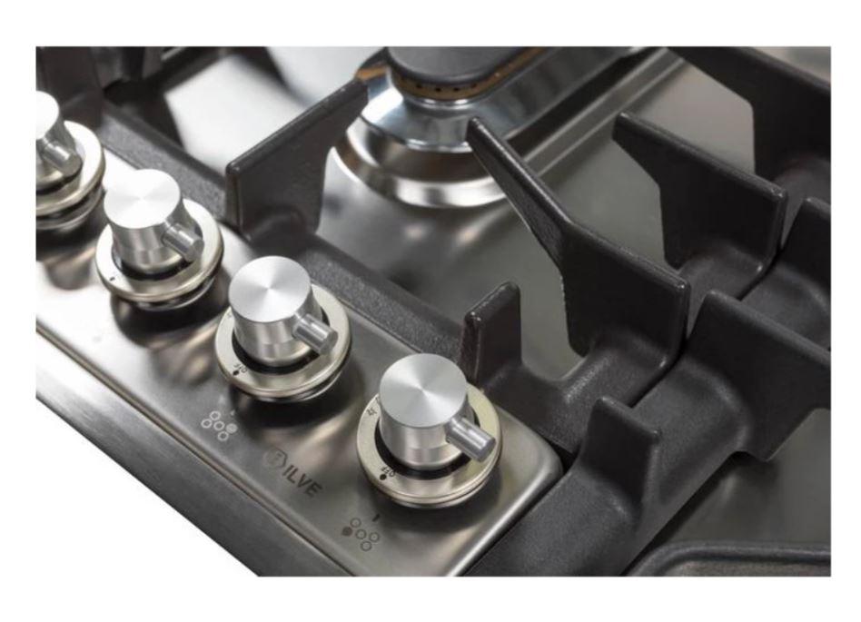 ILVE 36 Inch Stainless Steel Natural Gas/Propane Cooktop - UHP95FCI