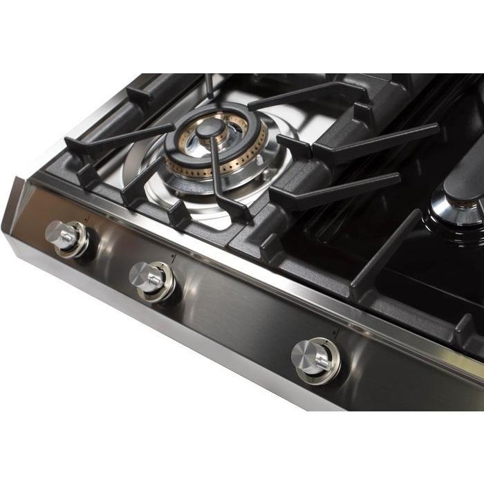 ILVE 36 Inch Stainless Steel Natural Gas/Propane Cooktop - UHP965FDI