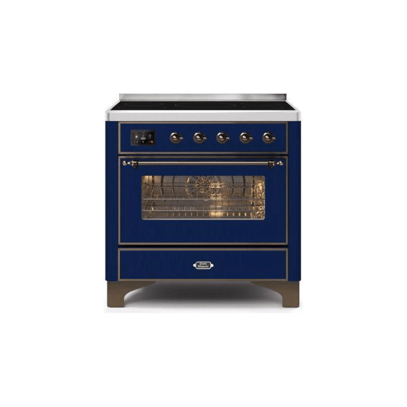 ILVE 36" Majestic II Series Electric Induction and Electric Oven Range with 5 Elements - UMI09NS3