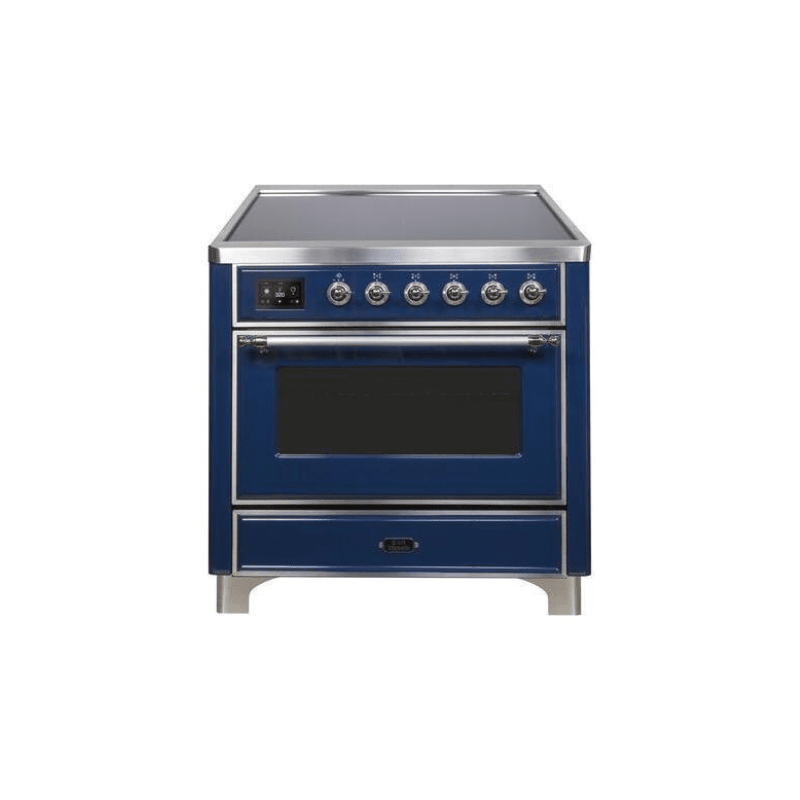 ILVE 36" Majestic II Series Electric Induction and Electric Oven Range with 5 Elements - UMI09NS3