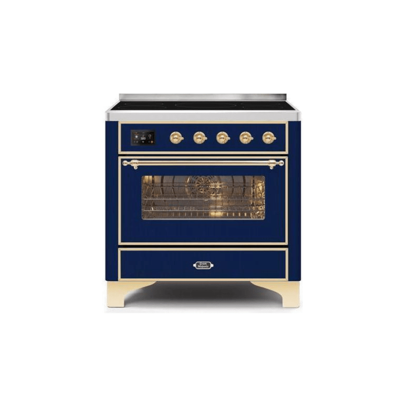 ILVE 36" Majestic II Series Electric Induction and Electric Oven Range with 5 Elements - UMI09NS3