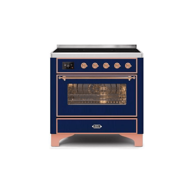 ILVE 36" Majestic II Series Electric Induction and Electric Oven Range with 5 Elements - UMI09NS3