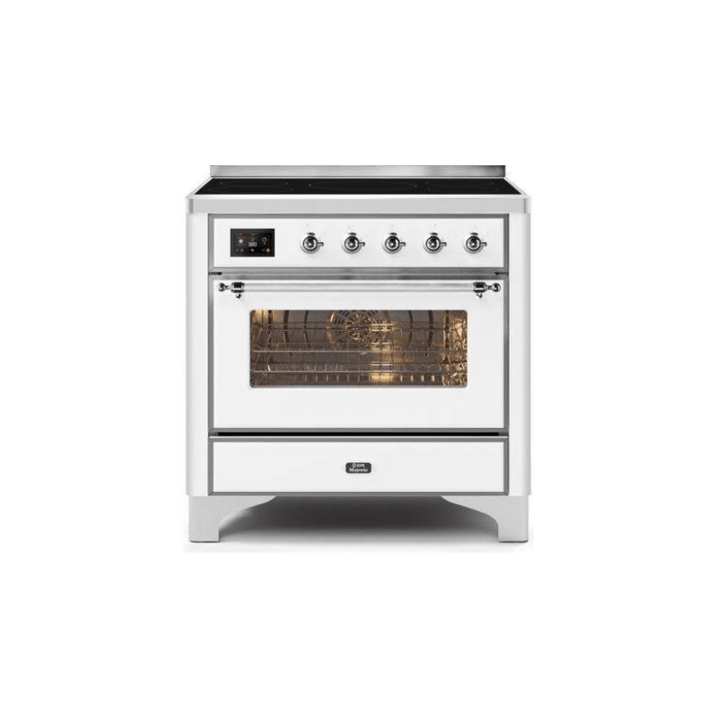 ILVE 36" Majestic II Series Electric Induction and Electric Oven Range with 5 Elements - UMI09NS3