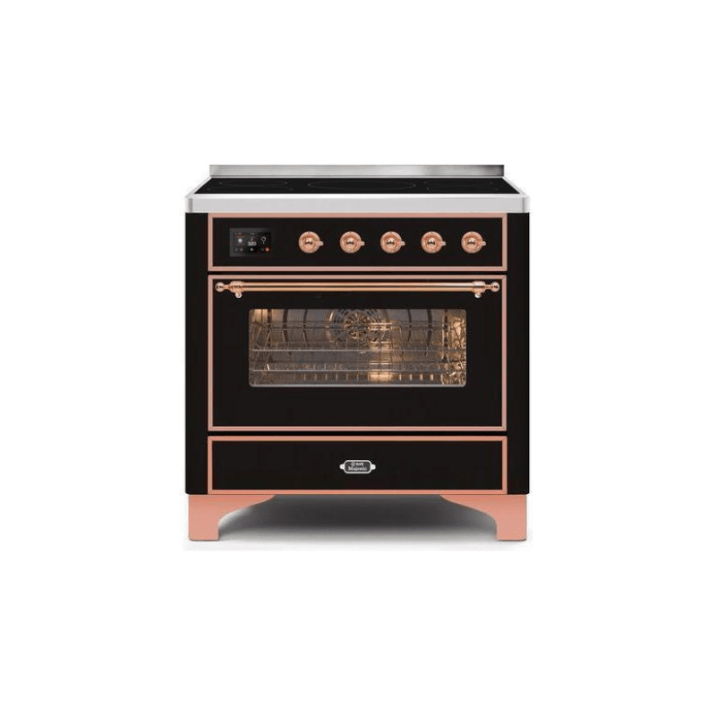 ILVE 36" Majestic II Series Electric Induction and Electric Oven Range with 5 Elements - UMI09NS3