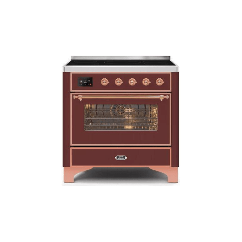ILVE 36" Majestic II Series Electric Induction and Electric Oven Range with 5 Elements - UMI09NS3