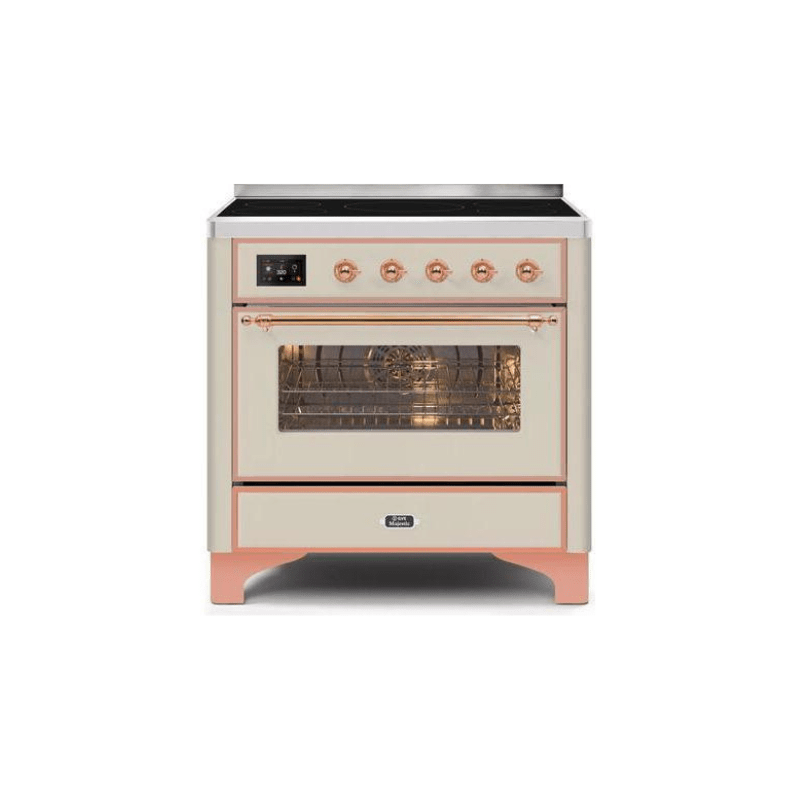 ILVE 36" Majestic II Series Electric Induction and Electric Oven Range with 5 Elements - UMI09NS3