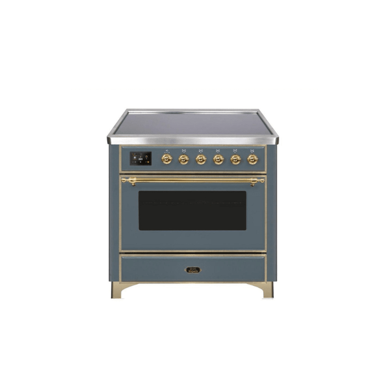 ILVE 36" Majestic II Series Electric Induction and Electric Oven Range with 5 Elements - UMI09NS3