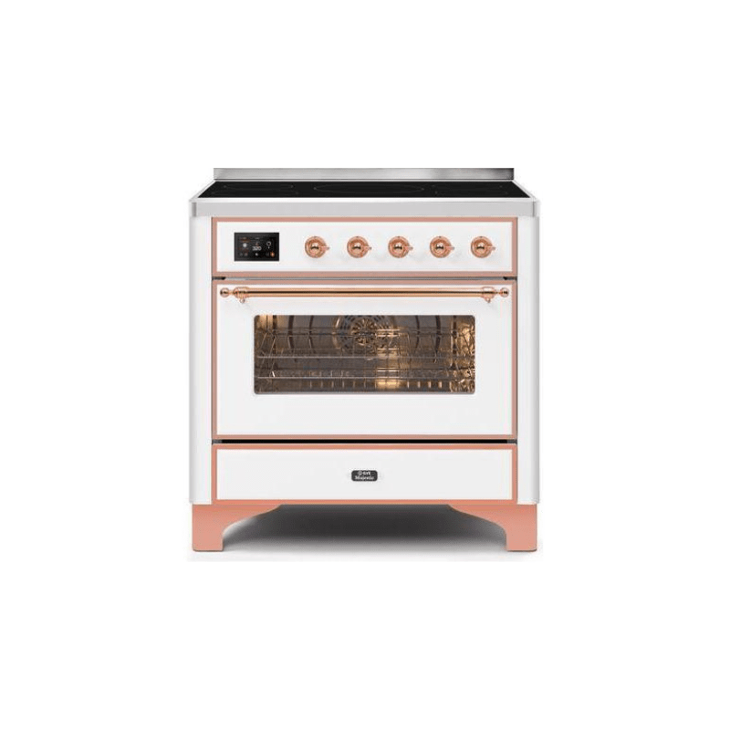 ILVE 36" Majestic II Series Electric Induction and Electric Oven Range with 5 Elements - UMI09NS3