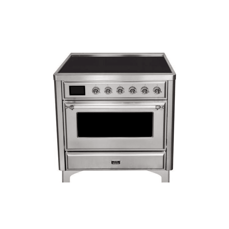 ILVE 36" Majestic II Series Electric Induction and Electric Oven Range with 5 Elements - UMI09NS3