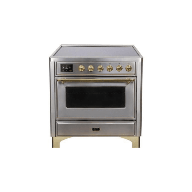 ILVE 36" Majestic II Series Electric Induction and Electric Oven Range with 5 Elements - UMI09NS3